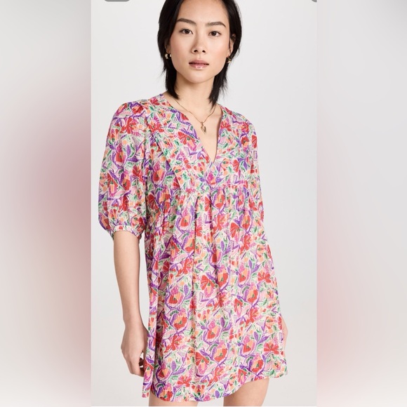 ba&sh Colorful Floral Mini Dress - Picture 4 of 16